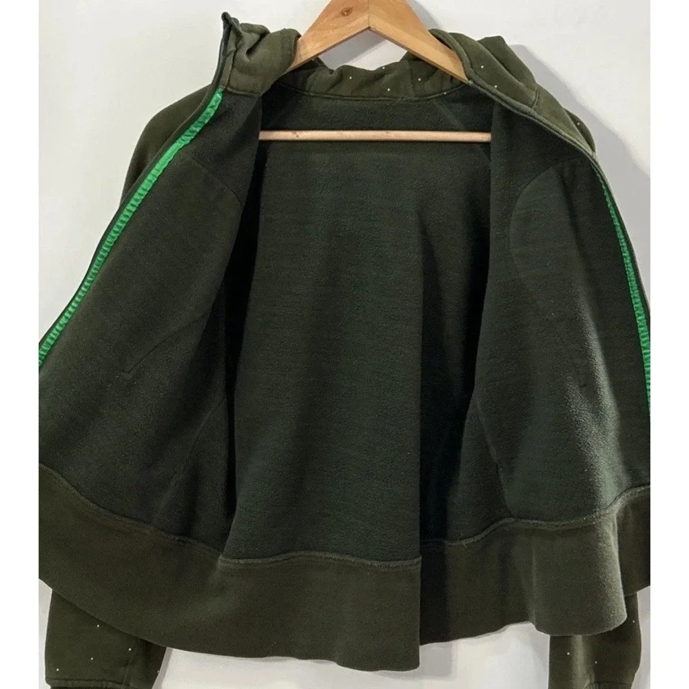 Lululemon‎ Women's RARE Polka Dot Full Zip Hooded Scuba Jacket No Pilling